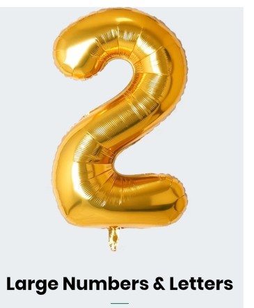 Balloons Number – Mia's Flower Shop, Lancaster PA