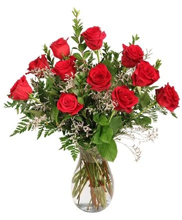 Burning Red Roses – Mia's Flower Shop, Lancaster PA