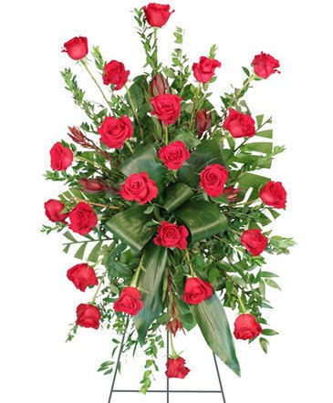 Crimson Departure – Mia's Flower Shop, Lancaster PA