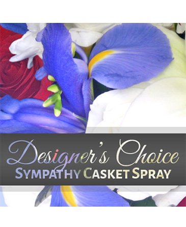Sympathy Casket Spray – Mia's Flower Shop, Lancaster PA