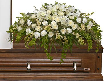 Tranquility Casket Spray – Mia's Flower Shop, Lancaster PA